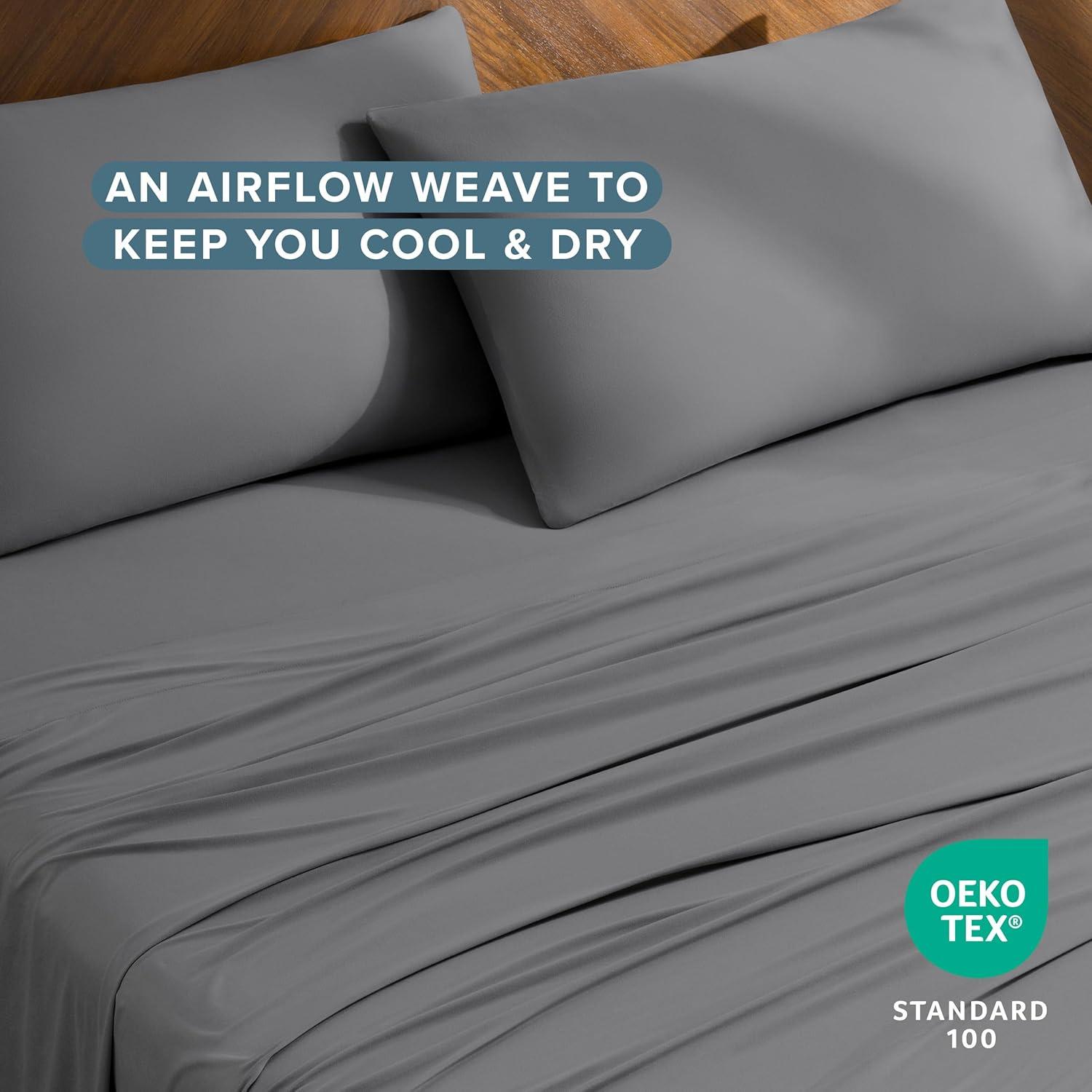 Bare Home Microfiber Stretch Sheet Set