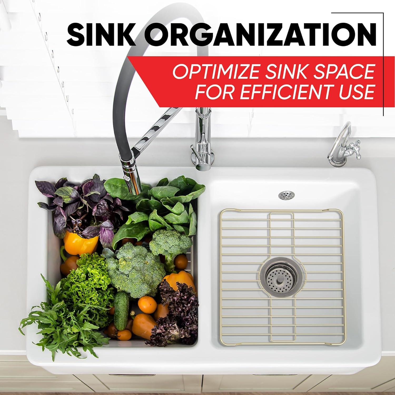 Better Houseware Steel Over The Sink Dish Rack
