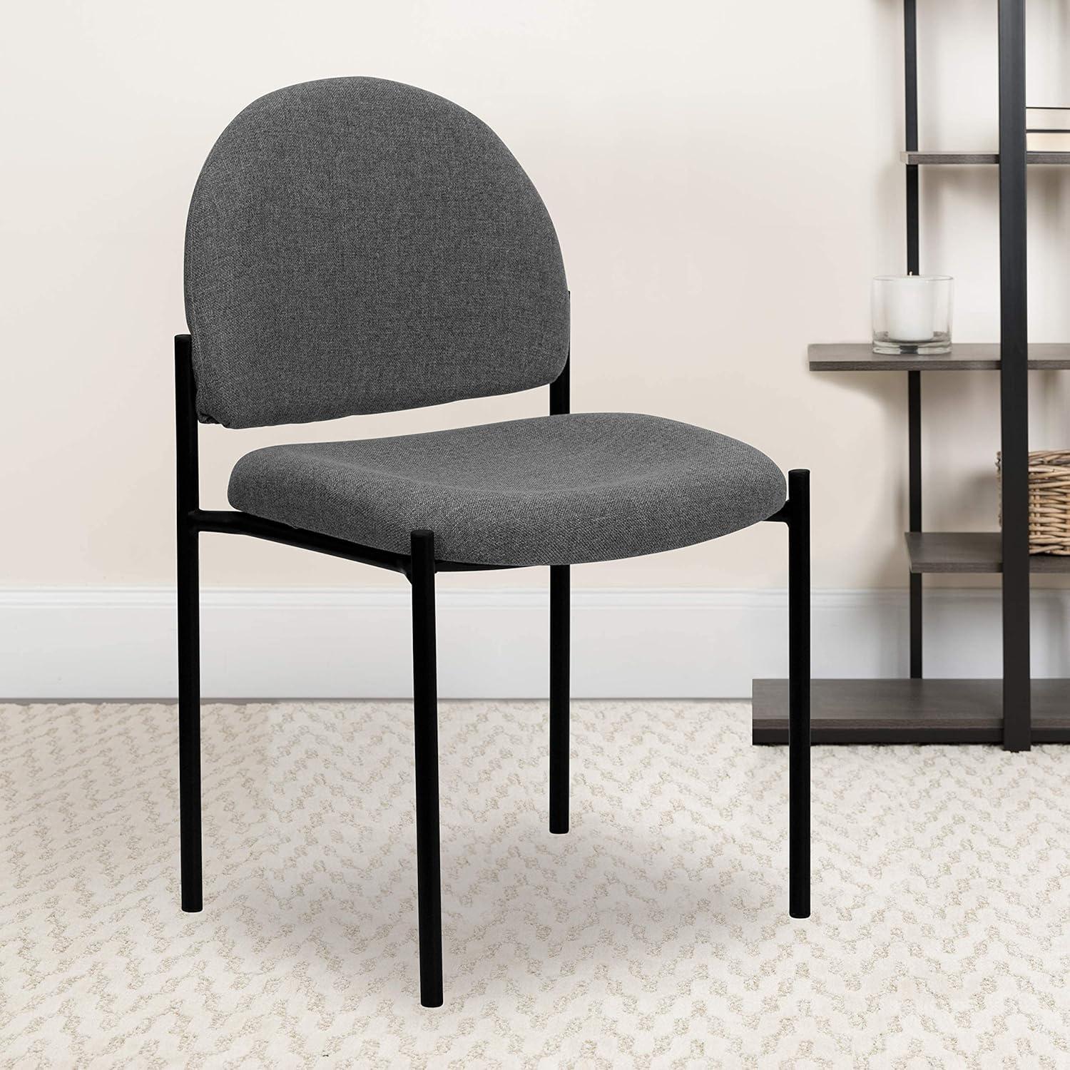 Flash Furniture Comfort Stackable Steel Side Reception Chair