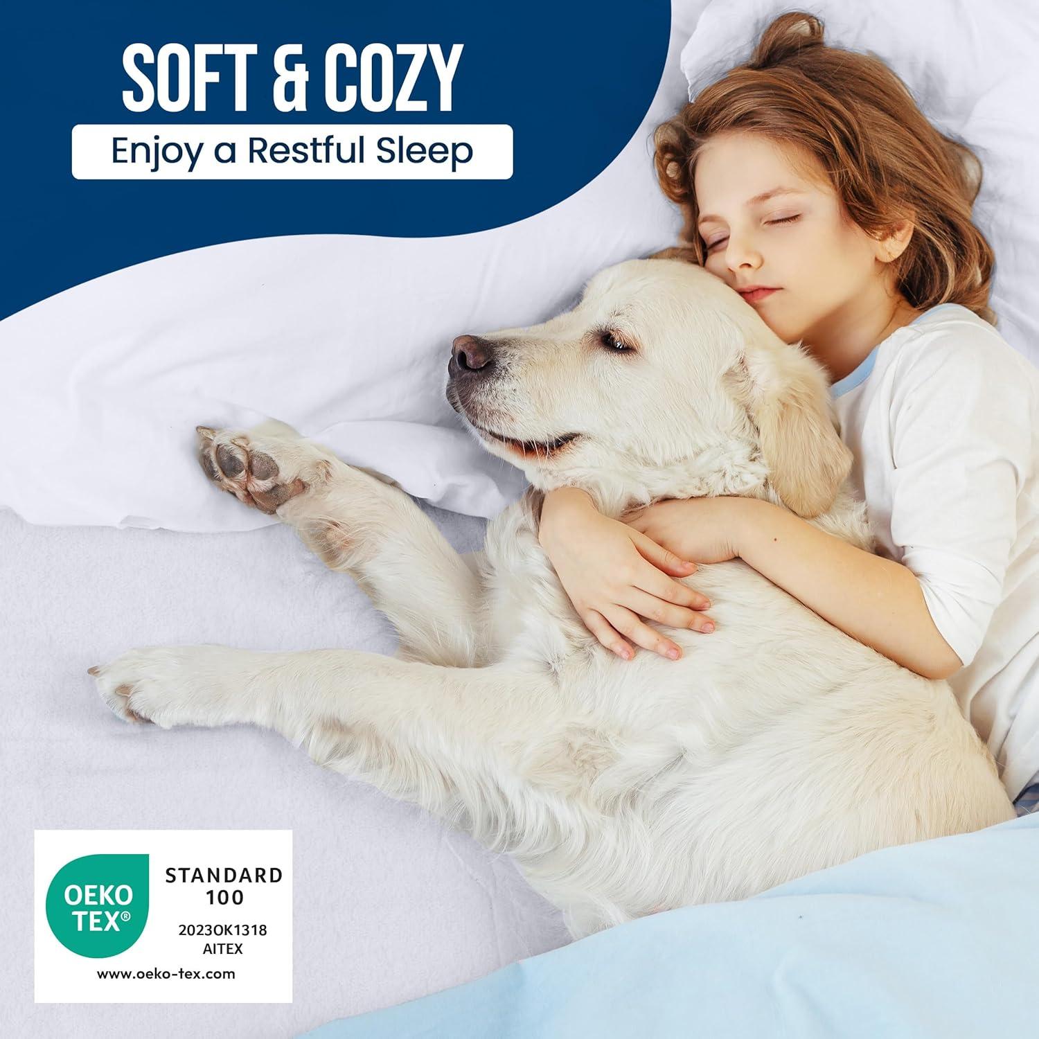 Twin XL Waterproof Polyester Mattress Encasement Pack of 2