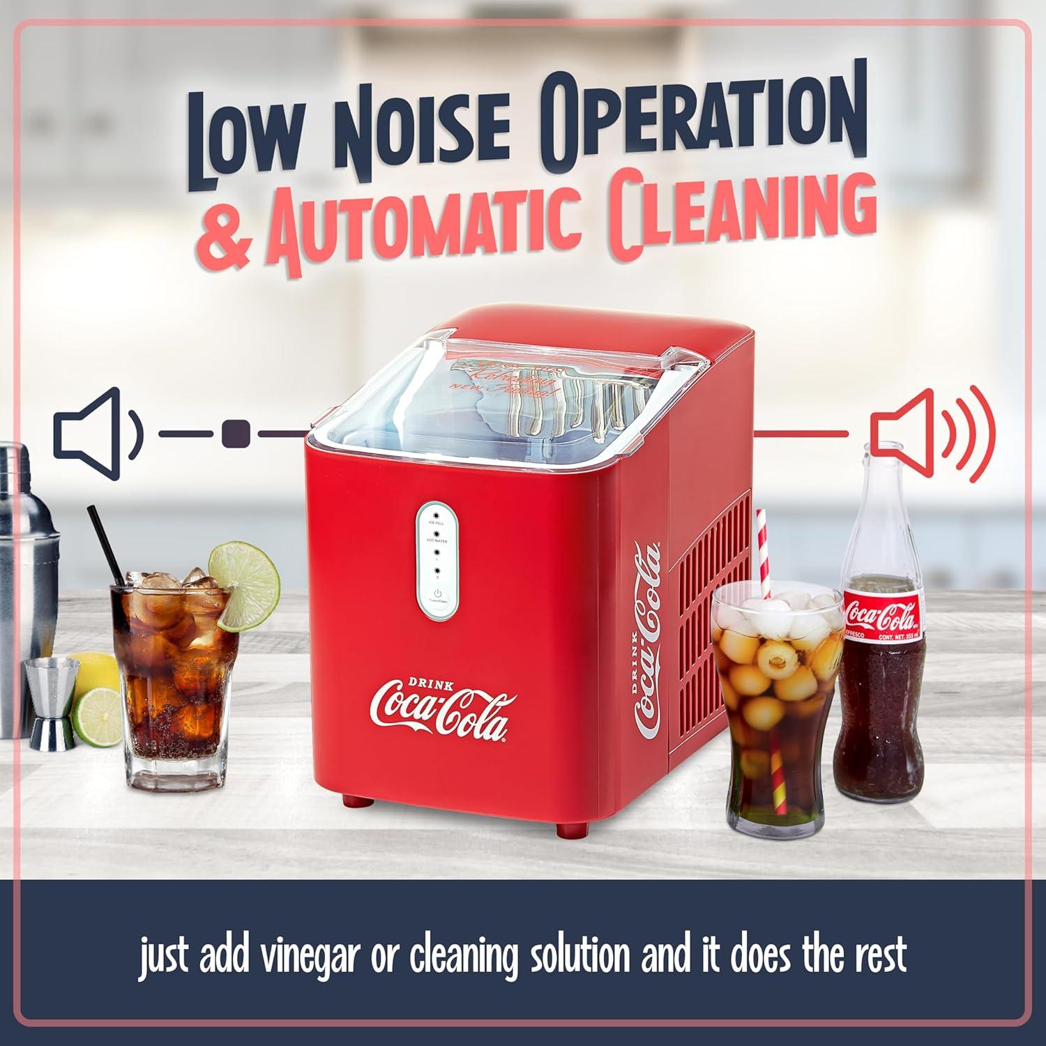 Coca-Cola Self Cleaning 26-Pound Automatic Ice Maker