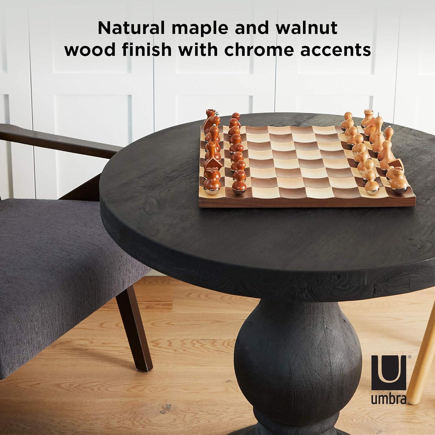 Wobble Chess Set Walnut