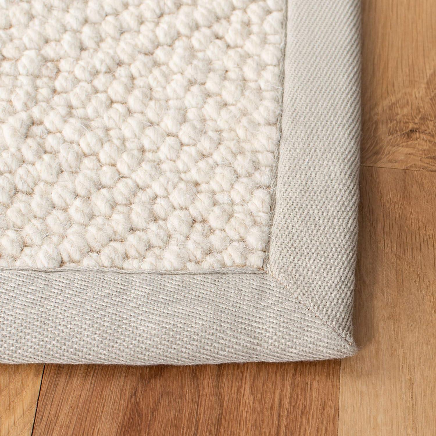 Natural Fiber NF483 Flat Weave Indoor Area Rug - Ivory - 8'x10' - Safavieh