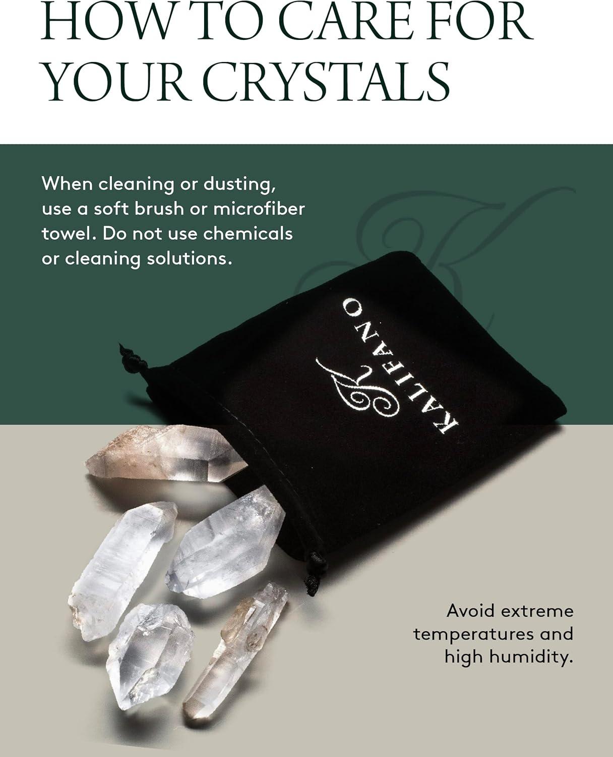Natural Tangerine Quartz Points Set for Energy and Clarity