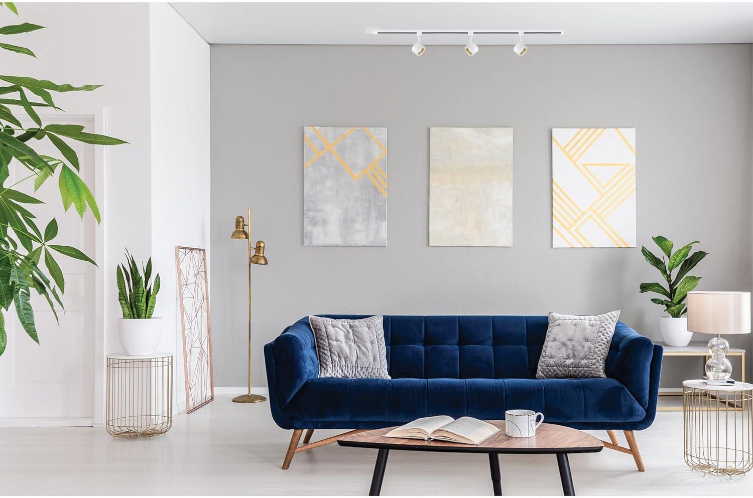 Nuvo 48.31'' 3 -Light Track Track Kit with Dimmable and Adjustable Head