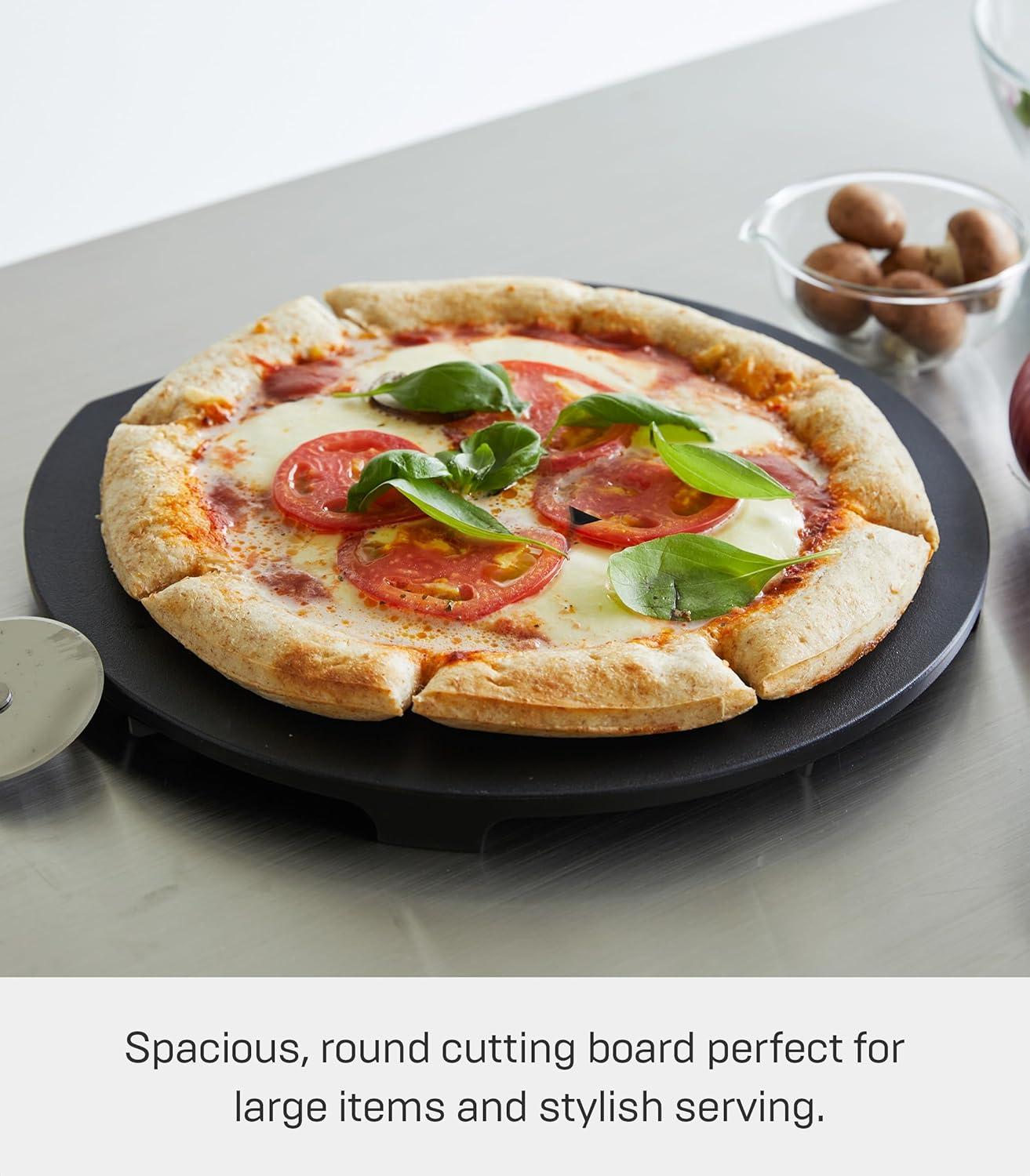 Yamazaki Home Round Magnetic Cutting Board, Polypropylene