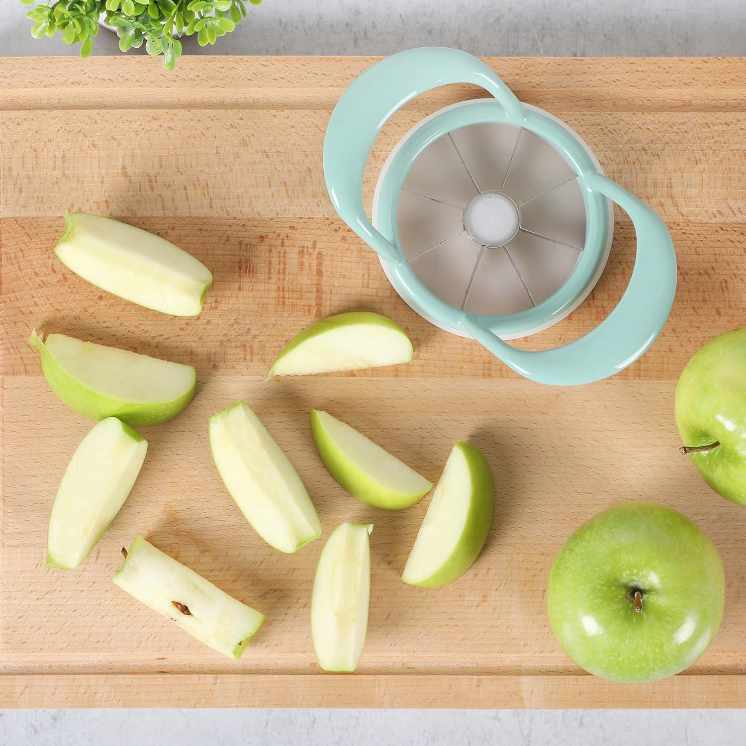 Mint Green Stainless Steel Apple Corer and Slicer