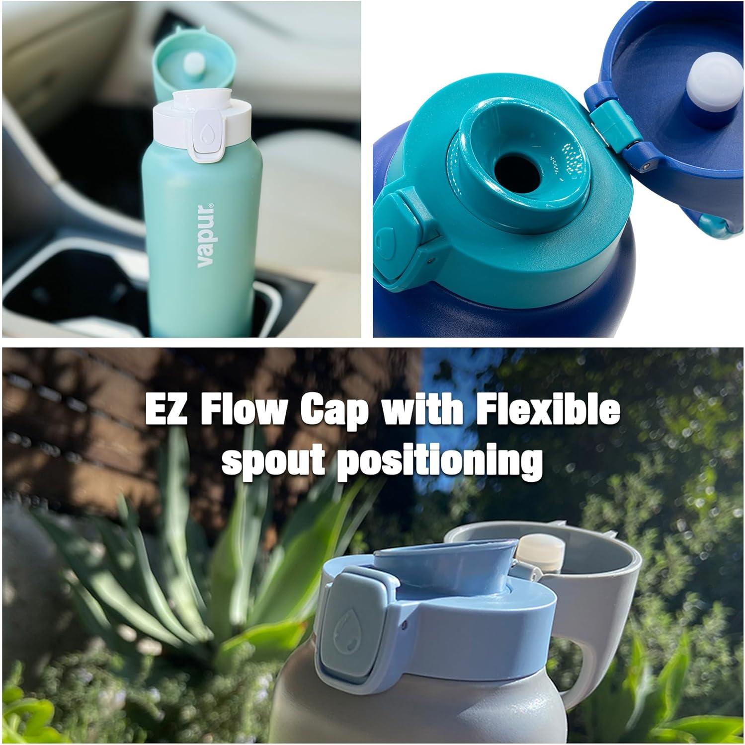 Vapur Chill Double Steel Wall Insulated Water Bottle 20 oz. Admiral Blue (30181)