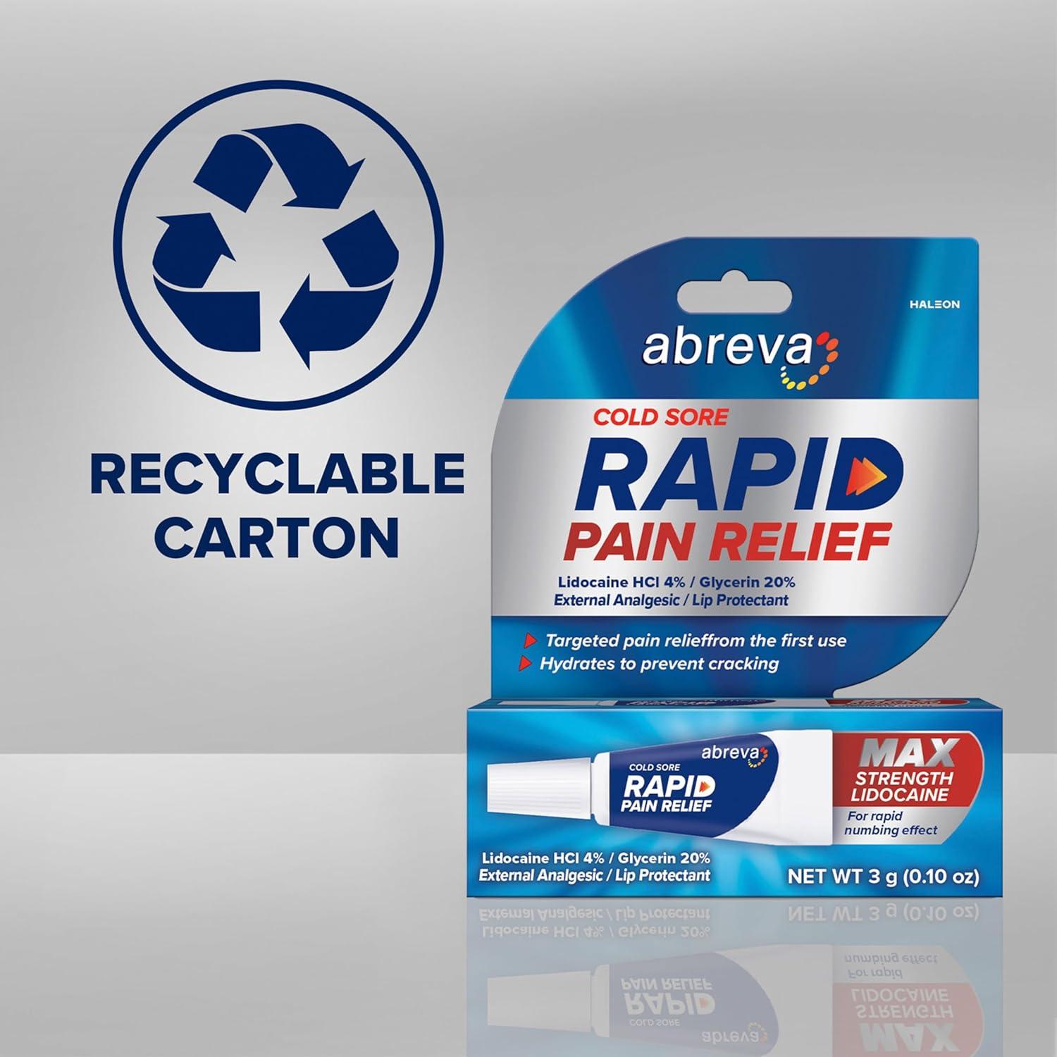 Abreva Cold Sore Rapid Relief Treatment - 0.423oz