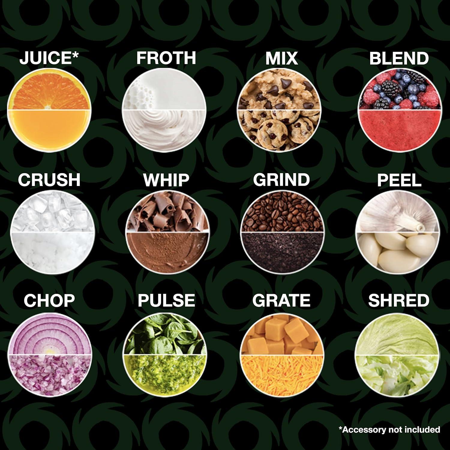 Salton Salton Wiznmix All-In-One Food Processor, Chopper & Blender