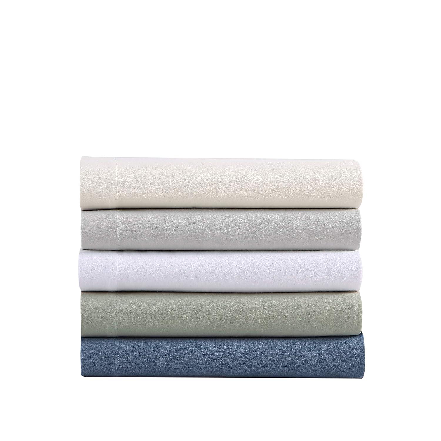 Eddie Bauer Solid Cotton Flannel Sheet Sets