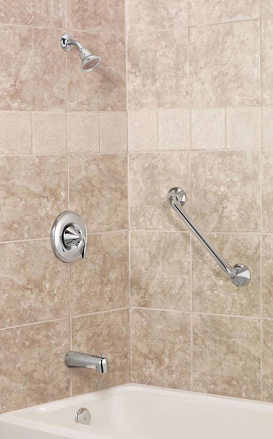 Eva Pressure Balance Tub and Shower Faucet Trim with Lever Handle and Posi-Temp