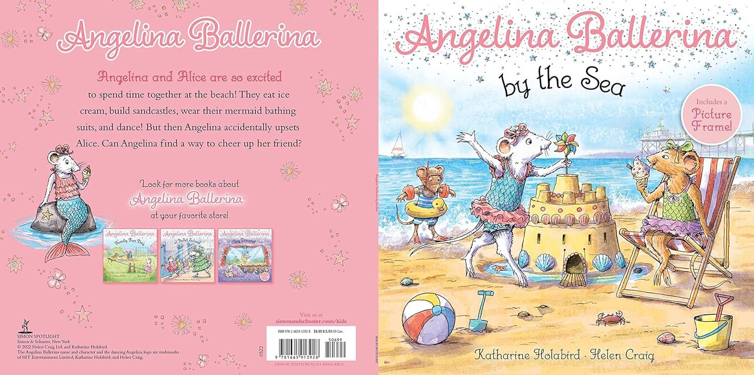 Angelina Ballerina by the Sea - by  Katharine Holabird (Paperback)