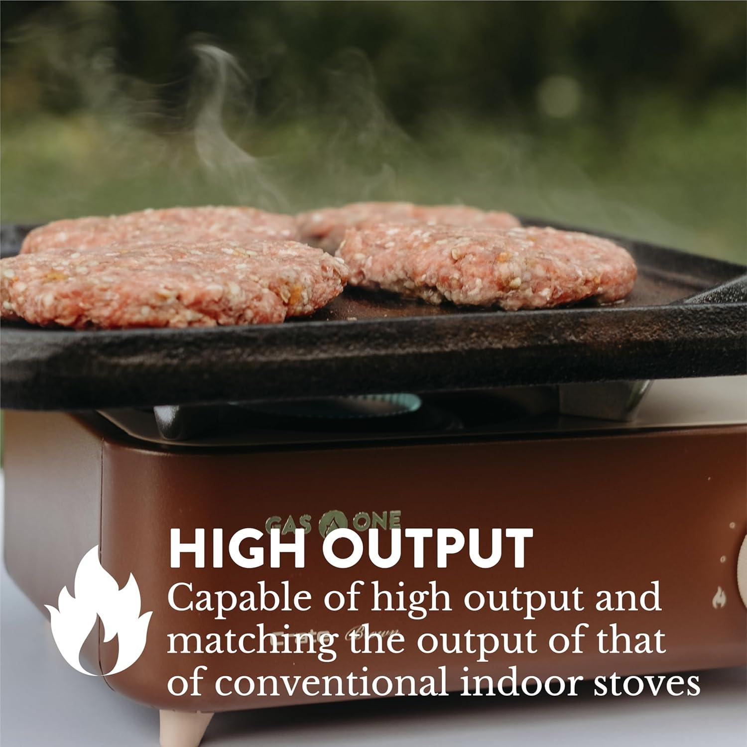 GasOne Butane Fuel Camp Stove – Crate Series - Mini Stove for Camping, Hiking – Portable Gas Stove