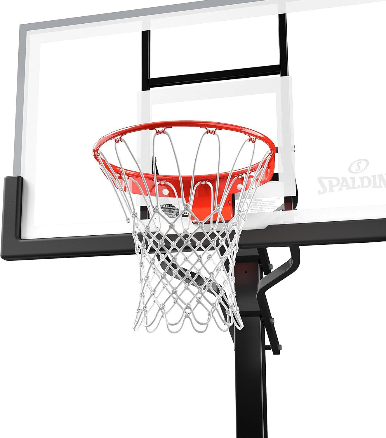 Spalding Ultimate Hybrid® 54 In., Glass Portable Basketball Hoop System