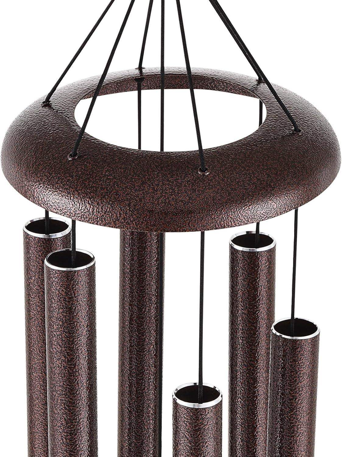 VEVOR 45" Memorial Wind Chimes for Outside - Professional Deep Tone Gift for Mother's Day, Father's Day, Birthdays, D Key Tuned Outdoor Chimes with Bronze Finish, Sympathy Gift for Loss of Loved One
