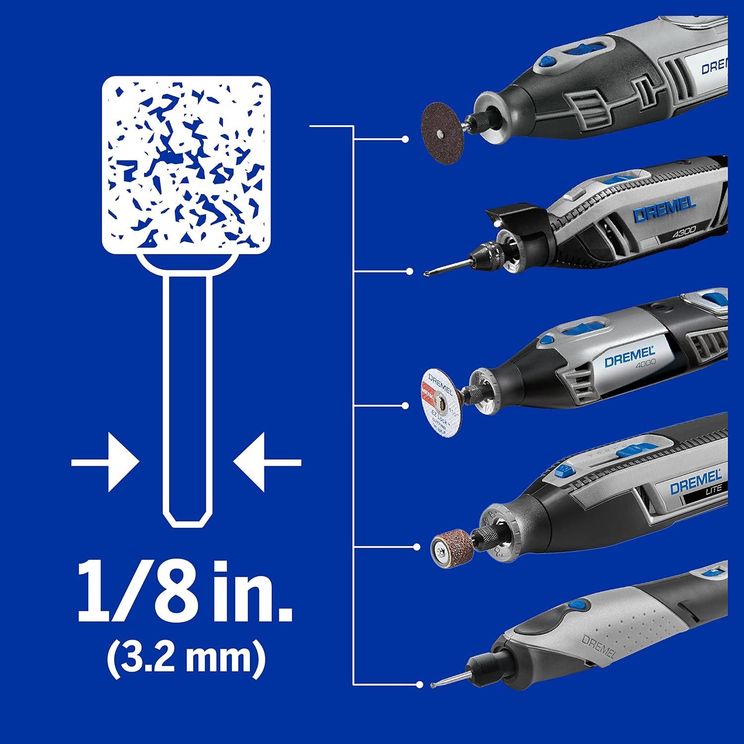 16-Piece Blue Metal Rotary Tool Accessory Kit