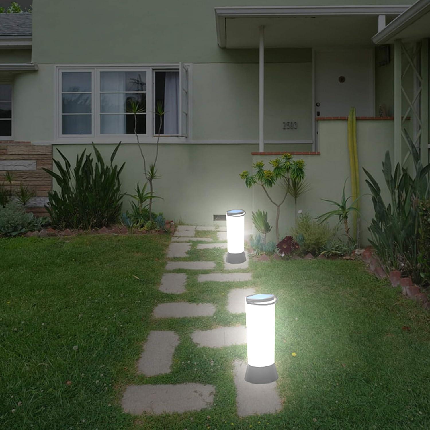 Techko Solar Portable Garden and Path Light – LED Amber or White