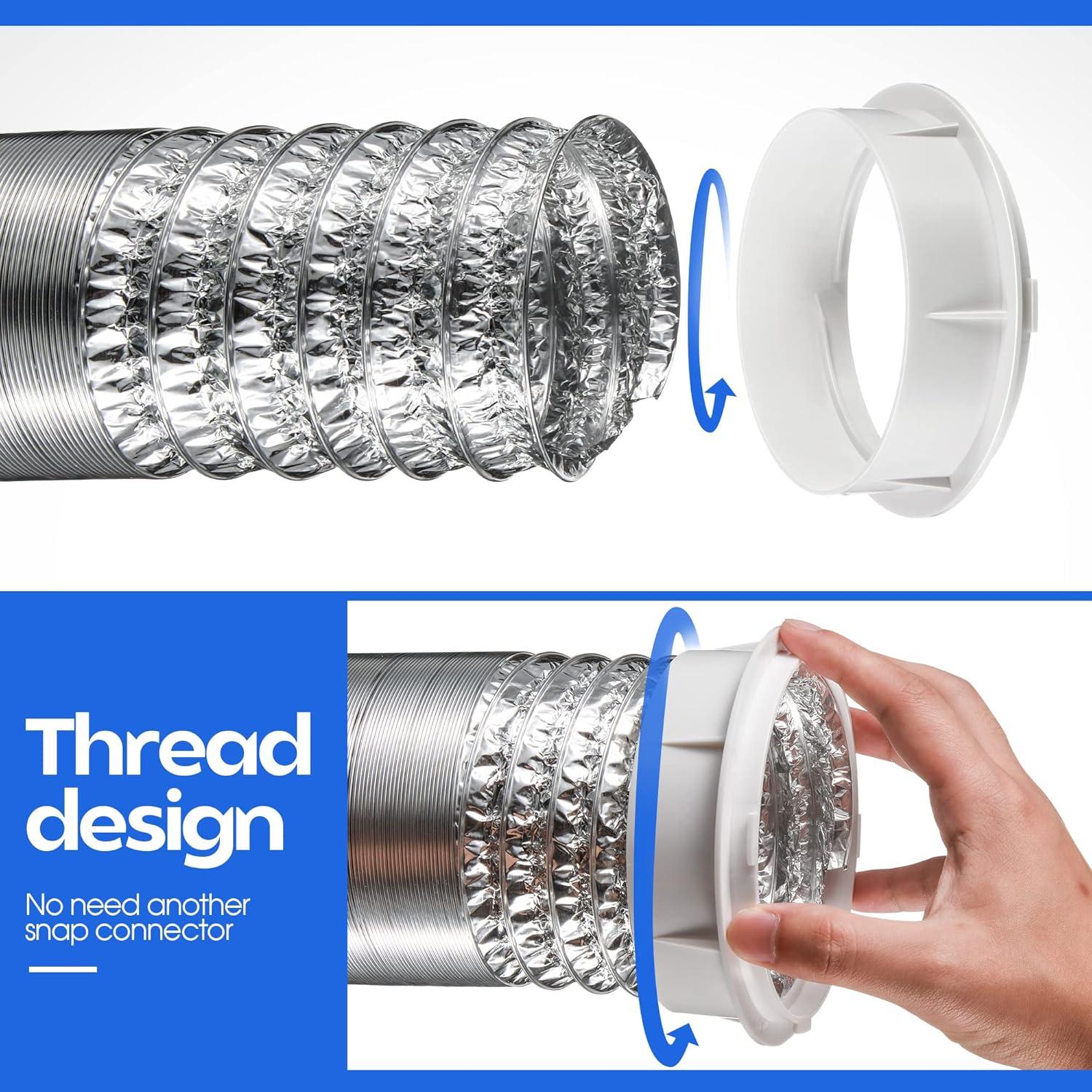 Dryer Machine Ventilation Kit Dryer Ventilation Wall Panel Connector Kit