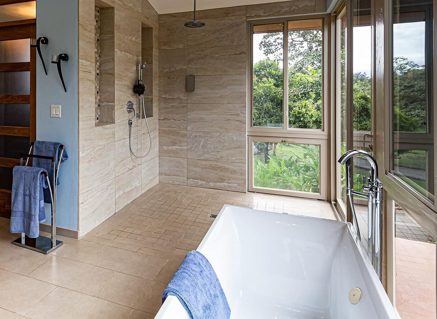 Brushed Nickel Bathtub Drain Tip Toe Stainless Steel Tub Drain Trim Kit, Single Hole Overflow Faceplate