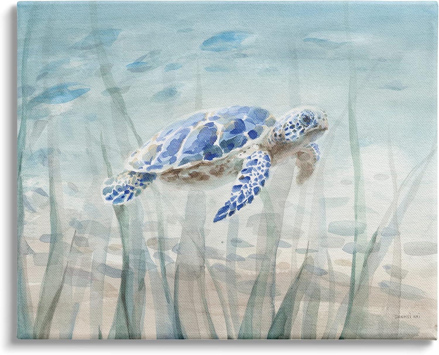 " Baby Sea Turtle Blue Speckled Aquatic Animal Ocean "