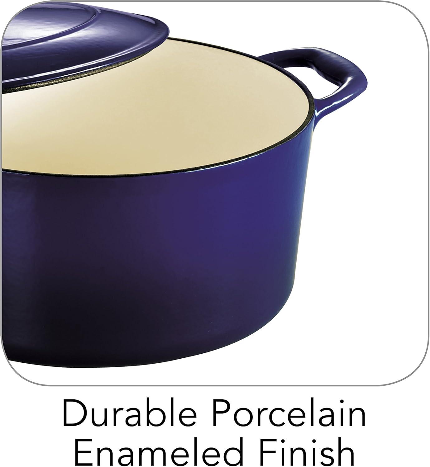 Tramontina Enameled Cast Iron Round Gourmet Dutch Oven