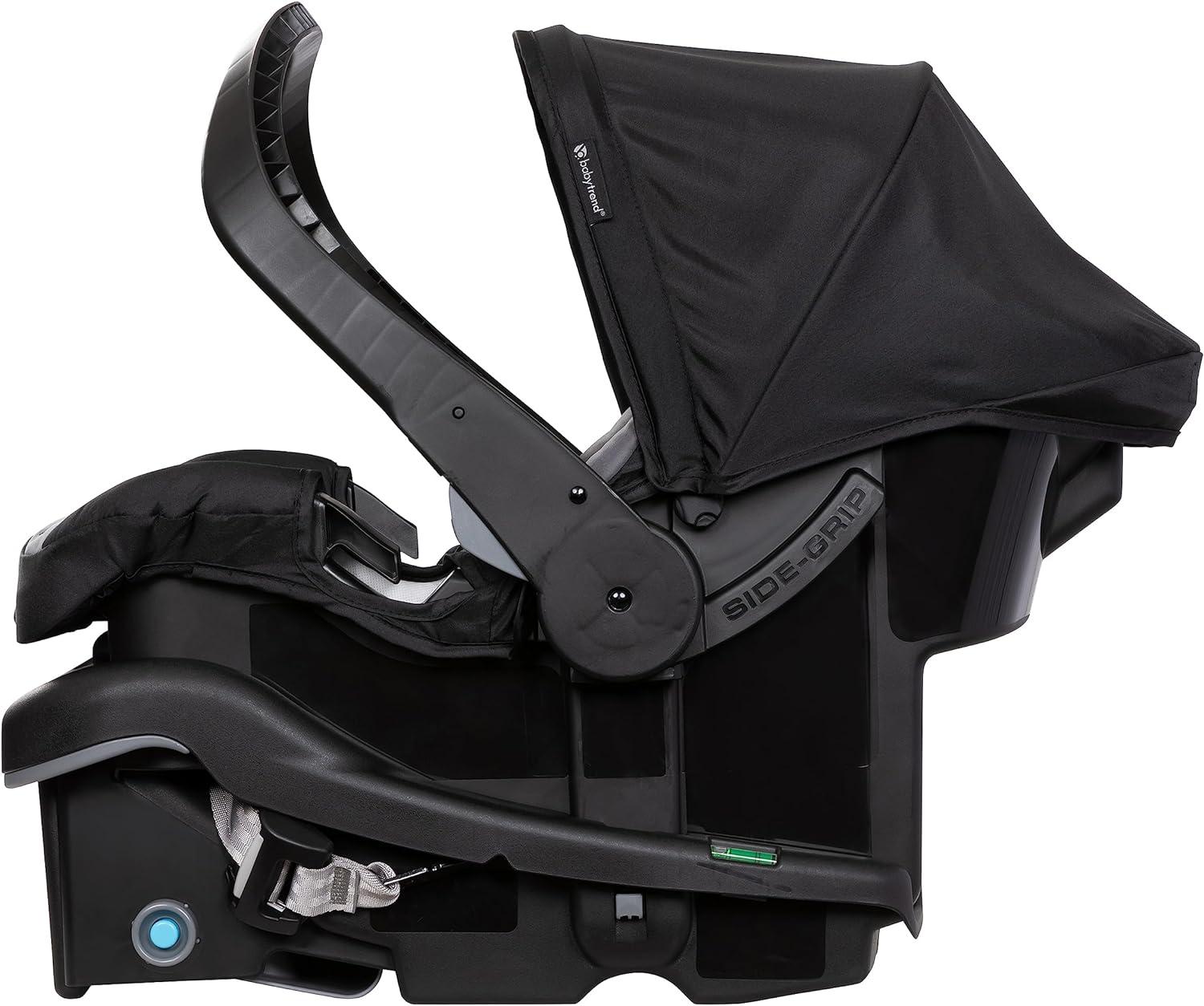 Black and Gray Modular Bassinet Stroller Travel System