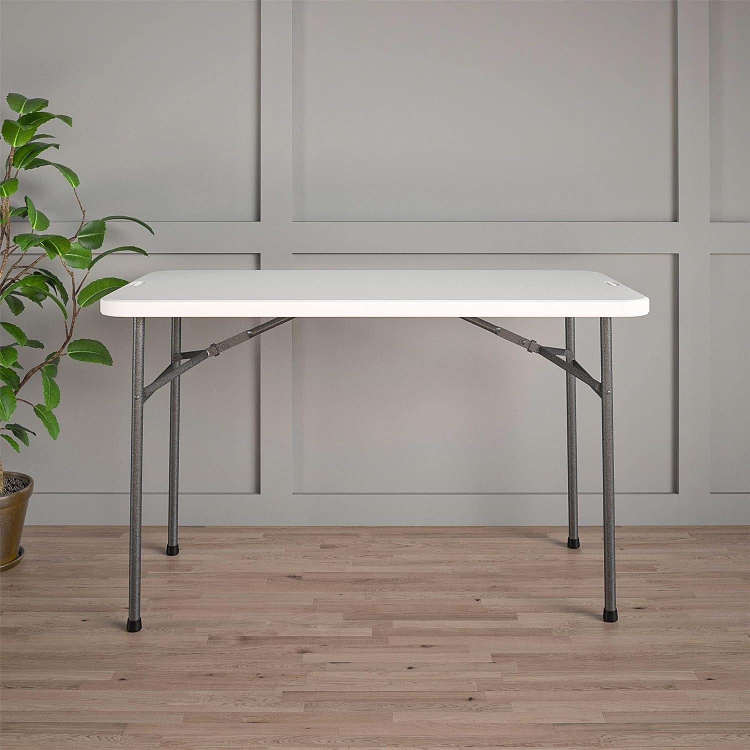 COSCO 4 ft. Straight Folding Utility Table