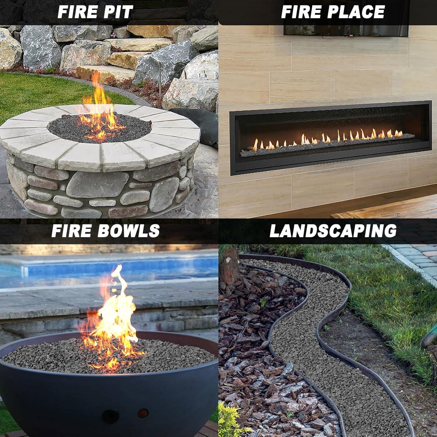 American Fireglass Lava Rock - 10 lbs.