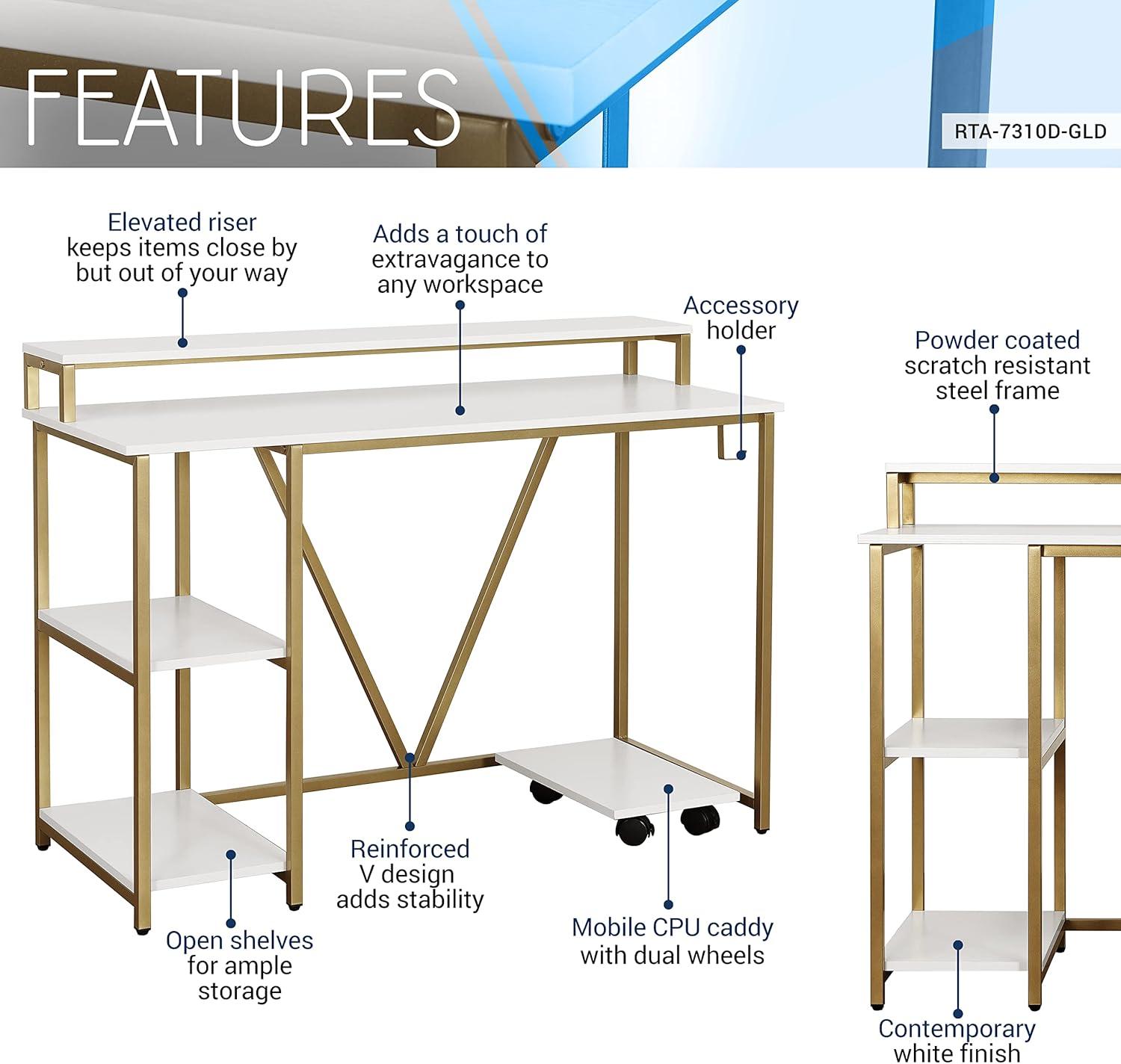 Industrial Writing Desk - Techni Mobili