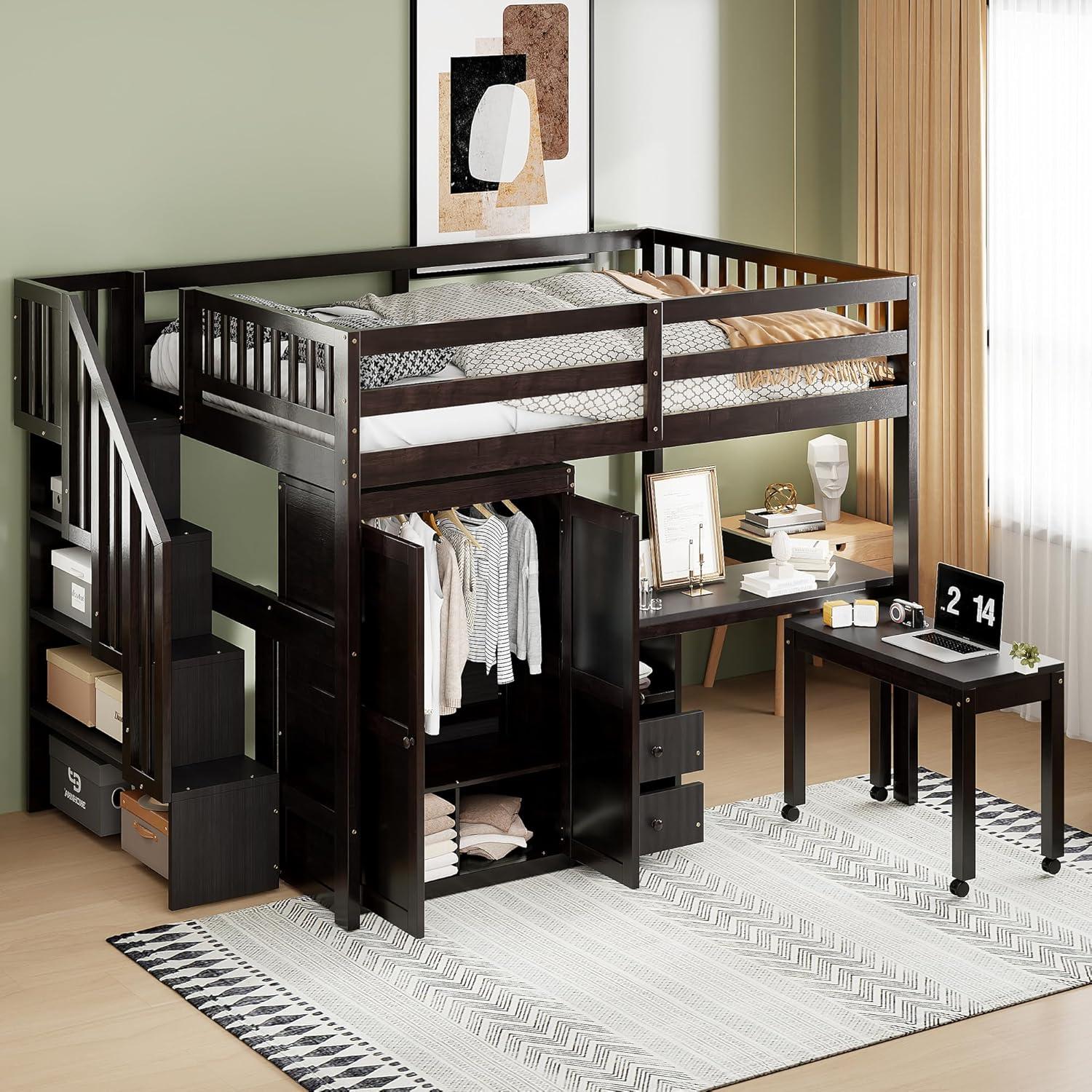 Reprise Designs Desk & Wardrobe – Space-Saving Multifunctional Loft Bed