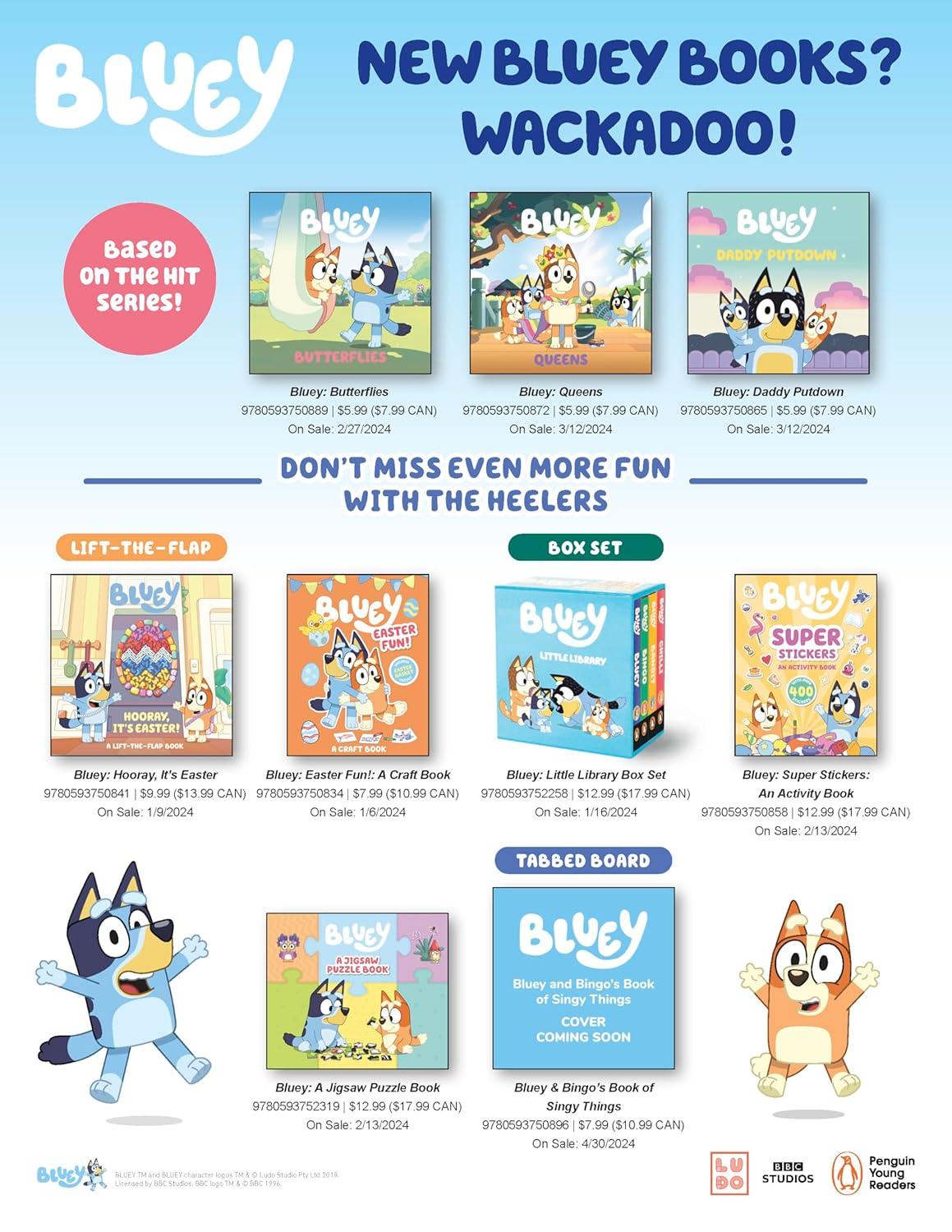 Bluey: Little Library 4-Book Box Set - by Penguin Young Readers Licenses (Mixed Media Product)