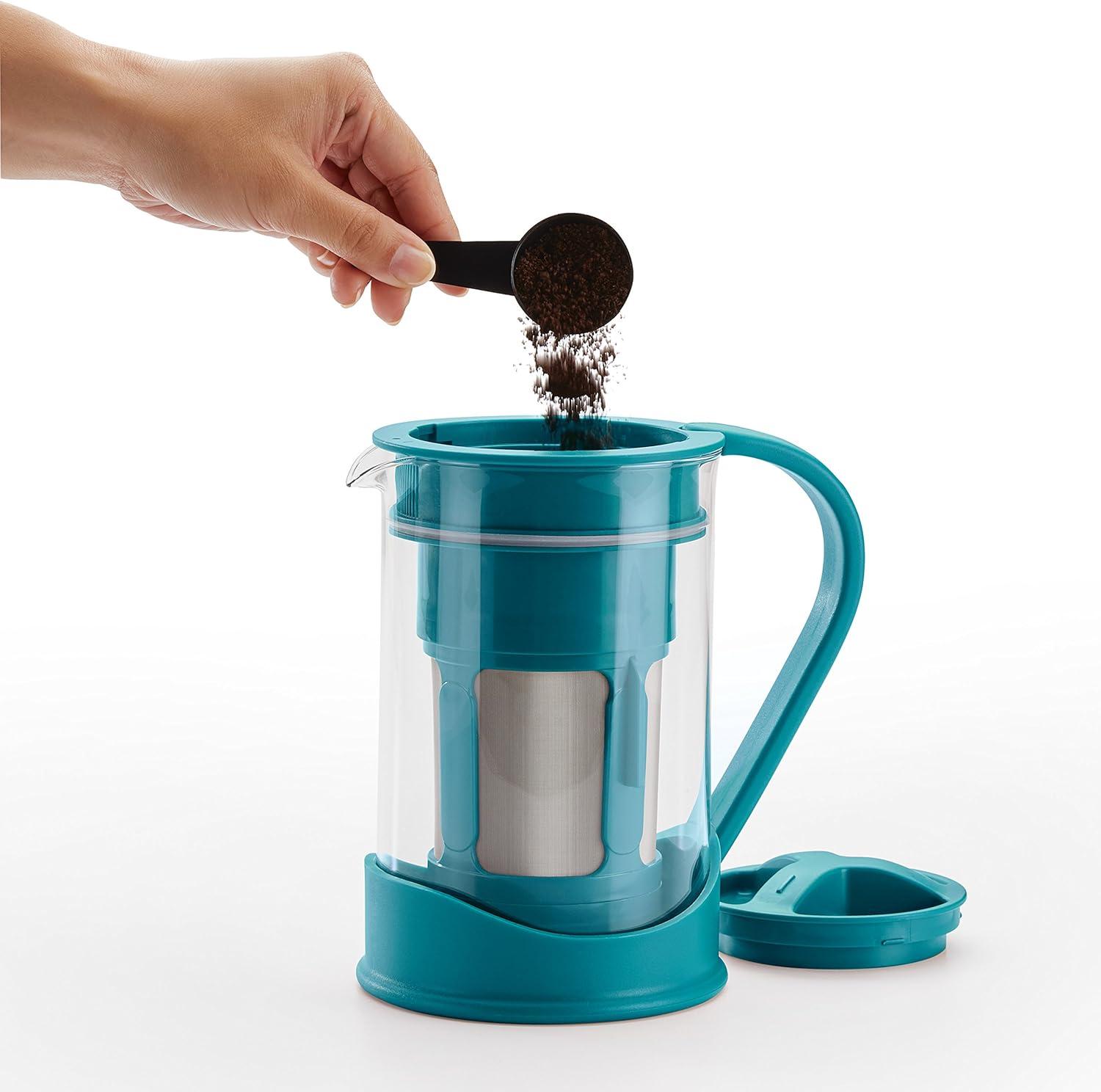 BonJour Coffee Maker Cold Brewer, Aqua