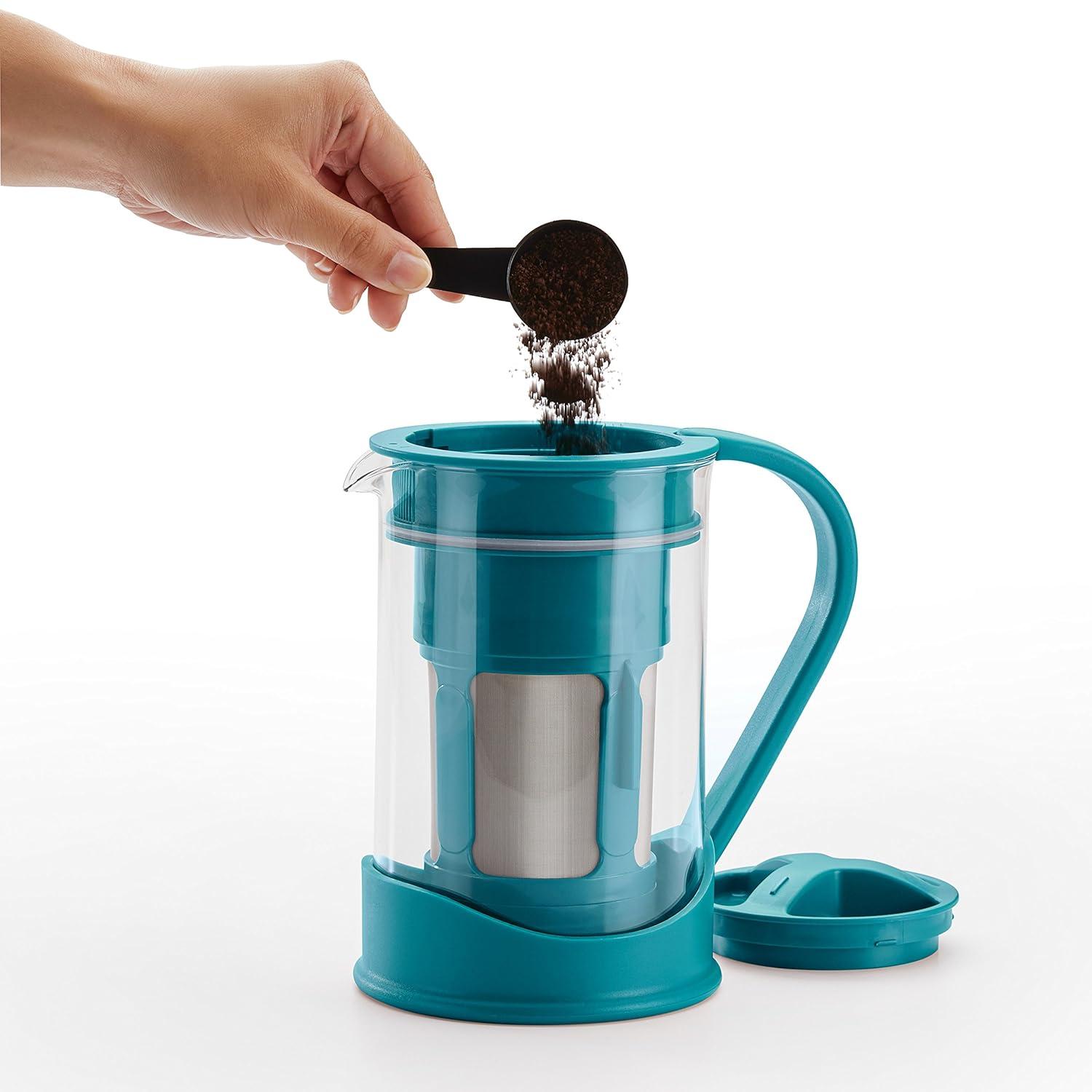 BonJour Coffee Maker Cold Brewer, Aqua