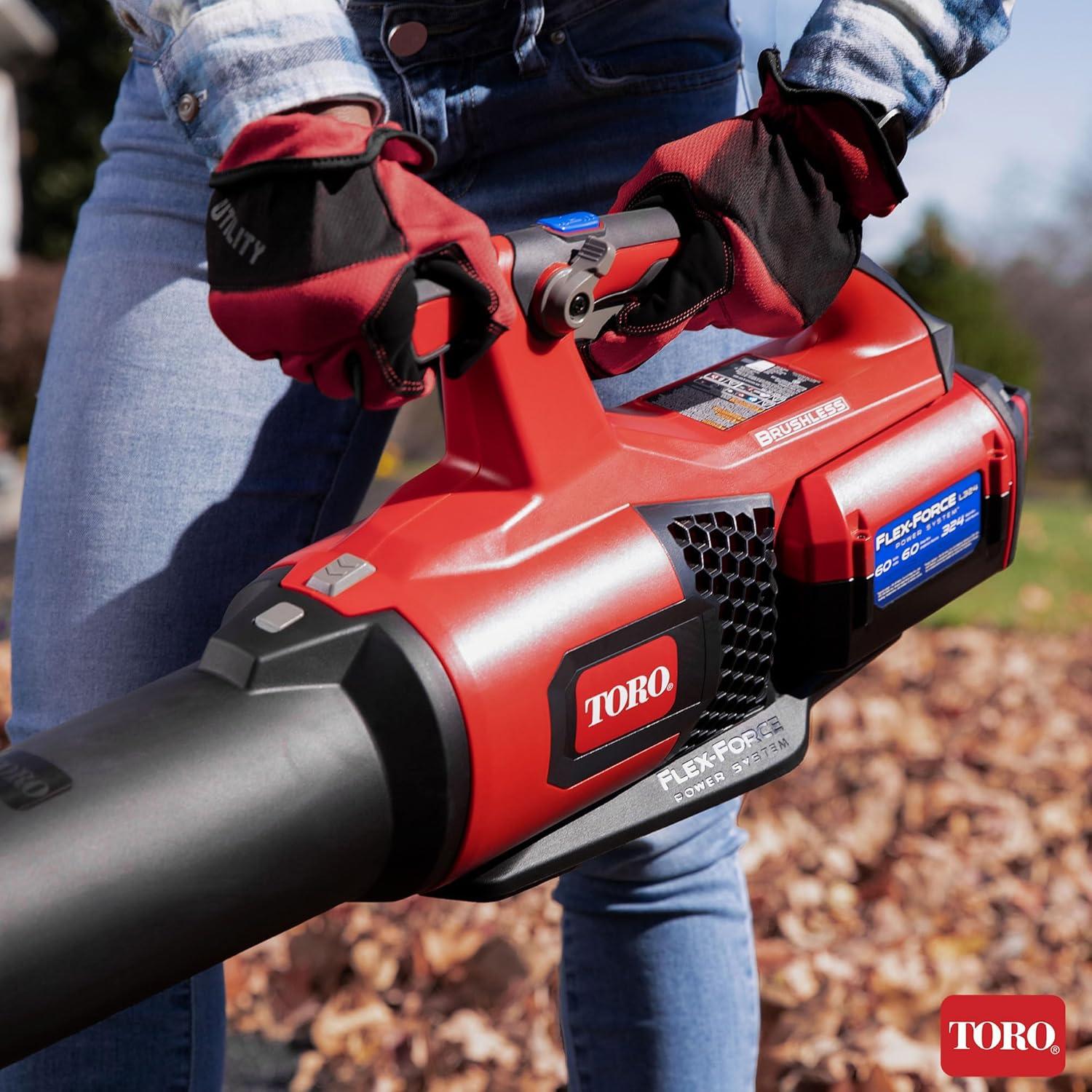 Toro 60 Volt Brushless Cordless Leaf Blower w/ 4 Ah Battery and Charger