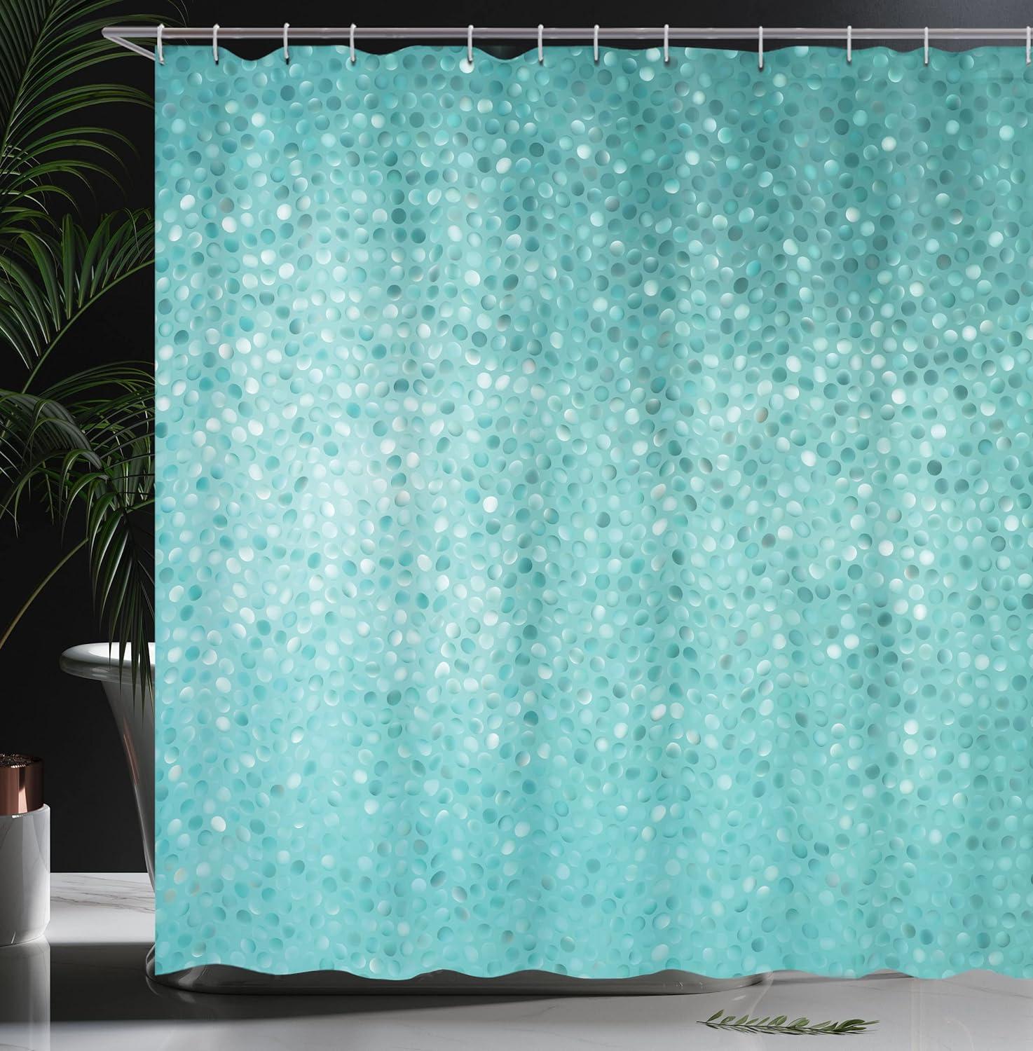 Shower Curtain with Hooks Included