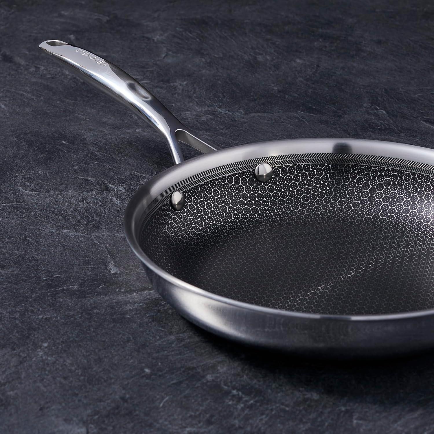 Stainless Steel Nonstick Fry Pan Set with Utensils