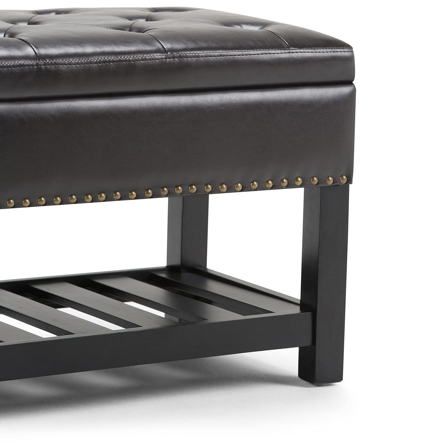 Lomond Faux Leather Upholstered Storage Bench