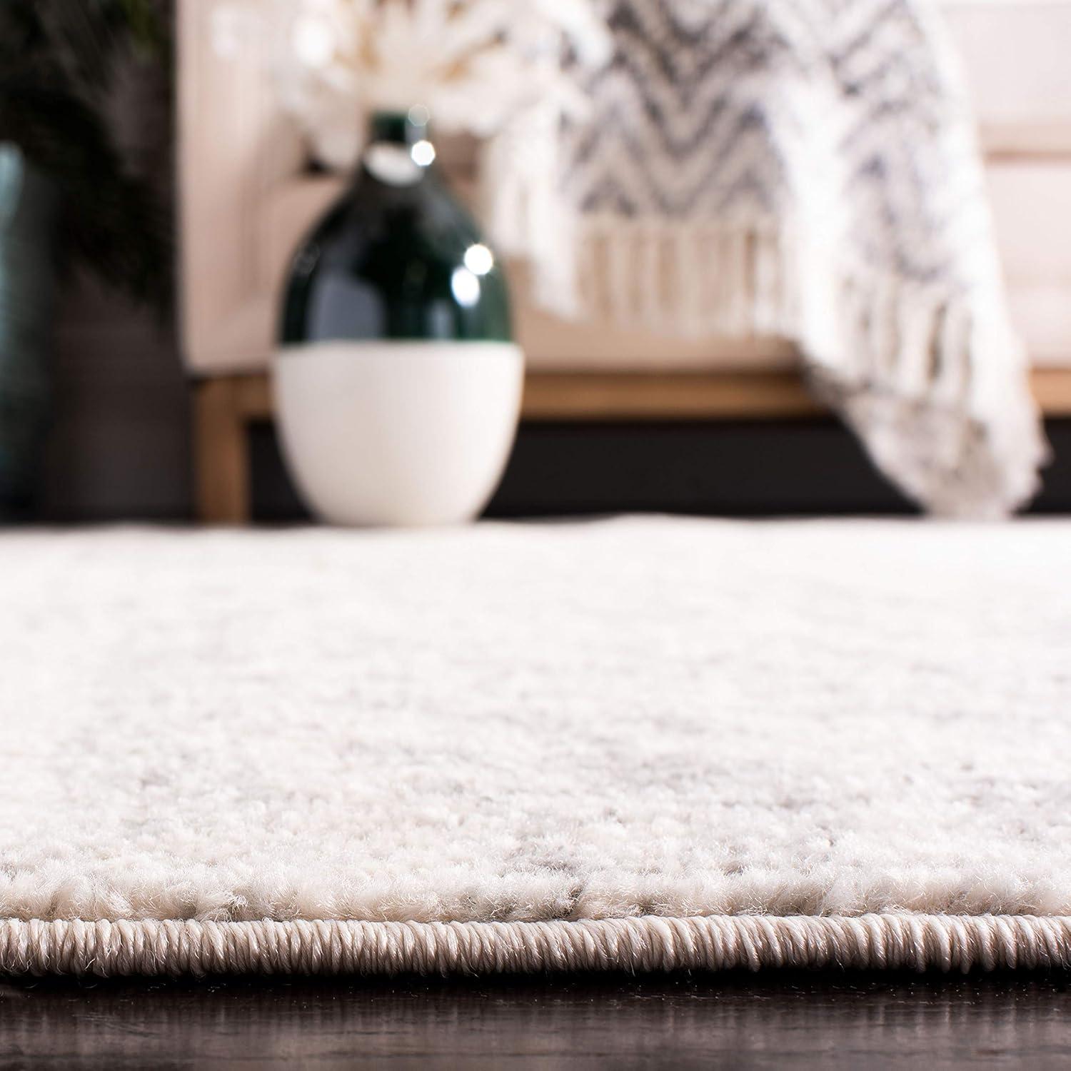 Madison MAD603 Power Loomed Indoor Area Rug - Silver/Ivory - 9'x12' - Safavieh