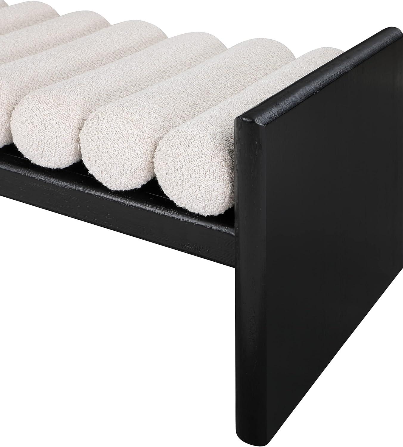 Reeves Boucle Wood Bench
