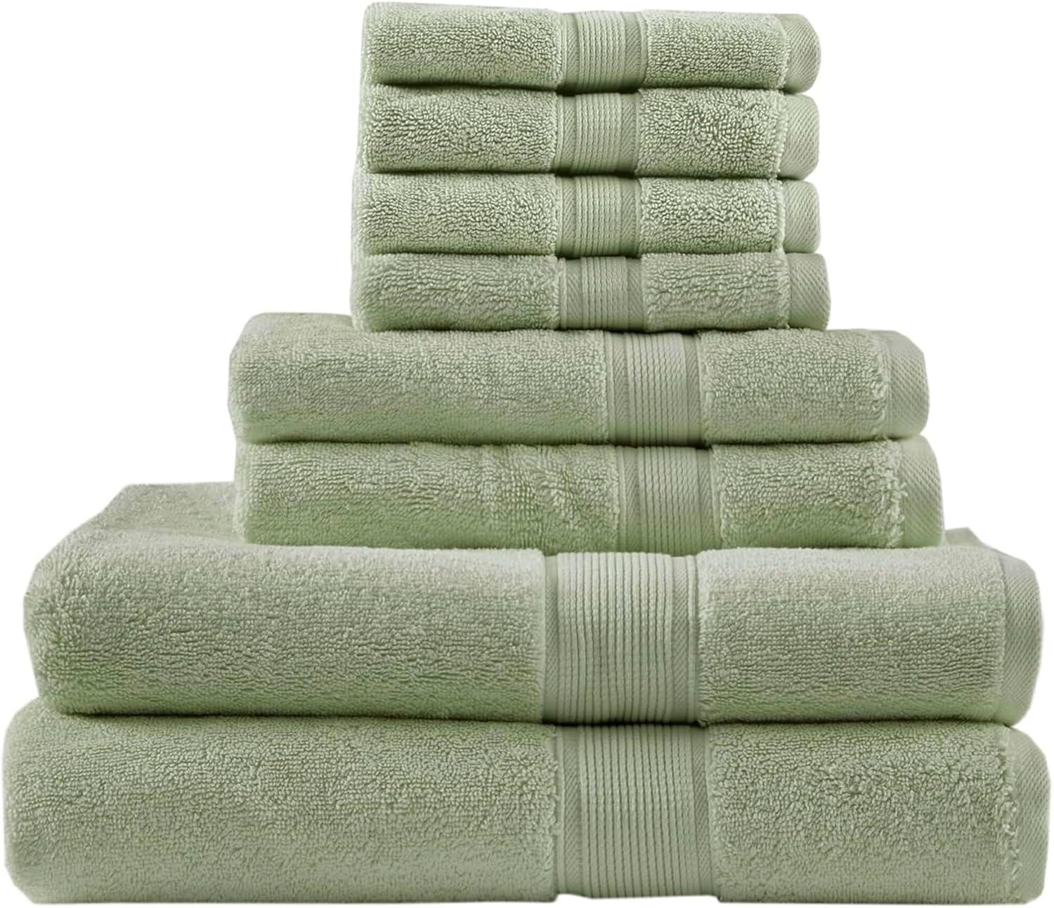 Madison Park Signature 800GSM Ultra-Soft 100% Cotton Absorbent Towel Set