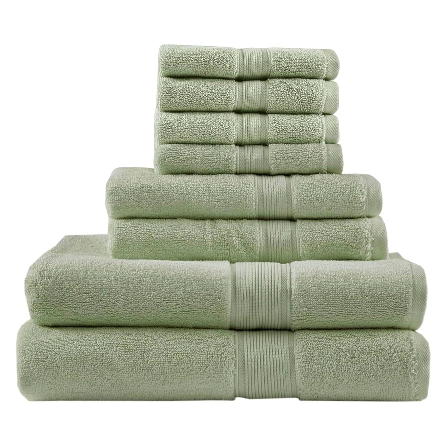 Madison Park Signature 800GSM Ultra-Soft 100% Cotton Absorbent Towel Set
