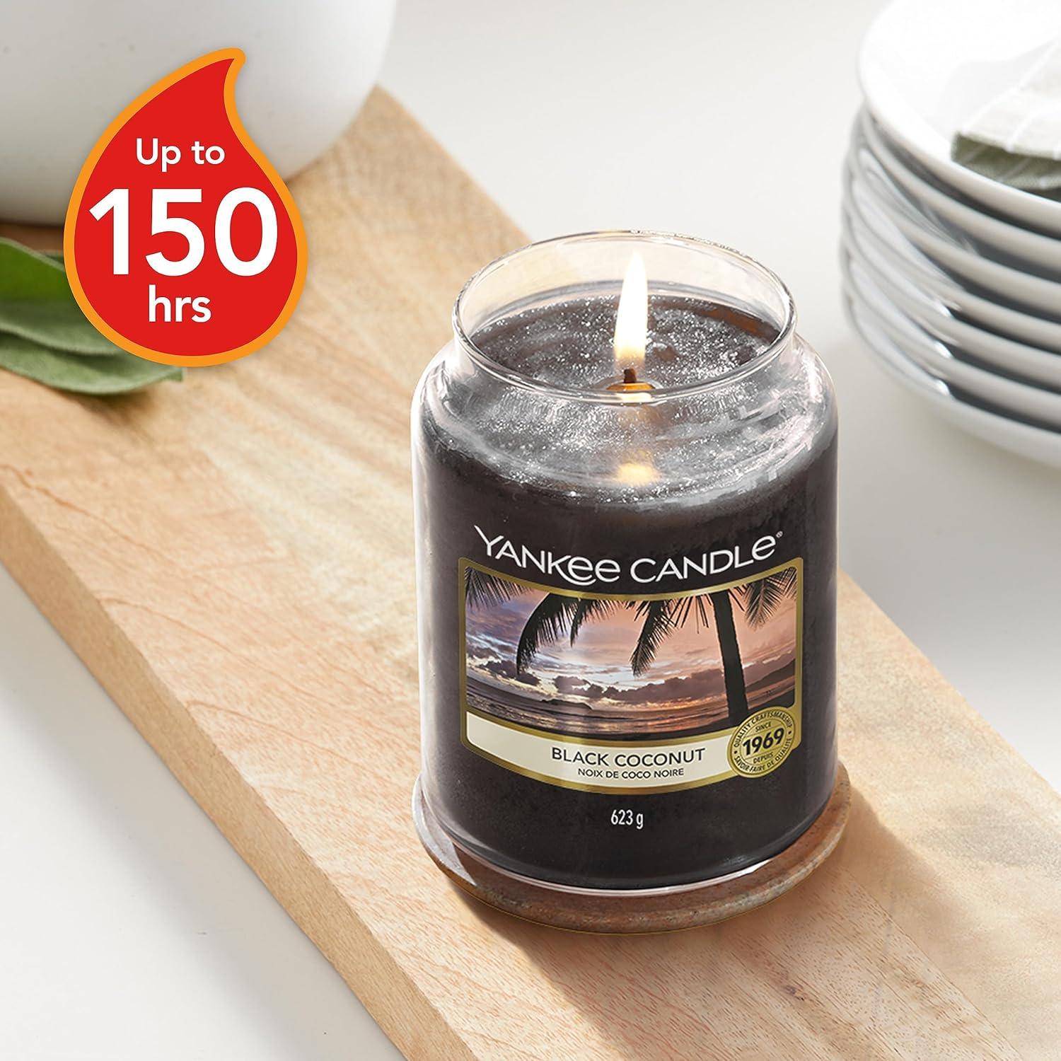 Yankee Candle Scented 22 oz Large Jar Candle - Black Coconut