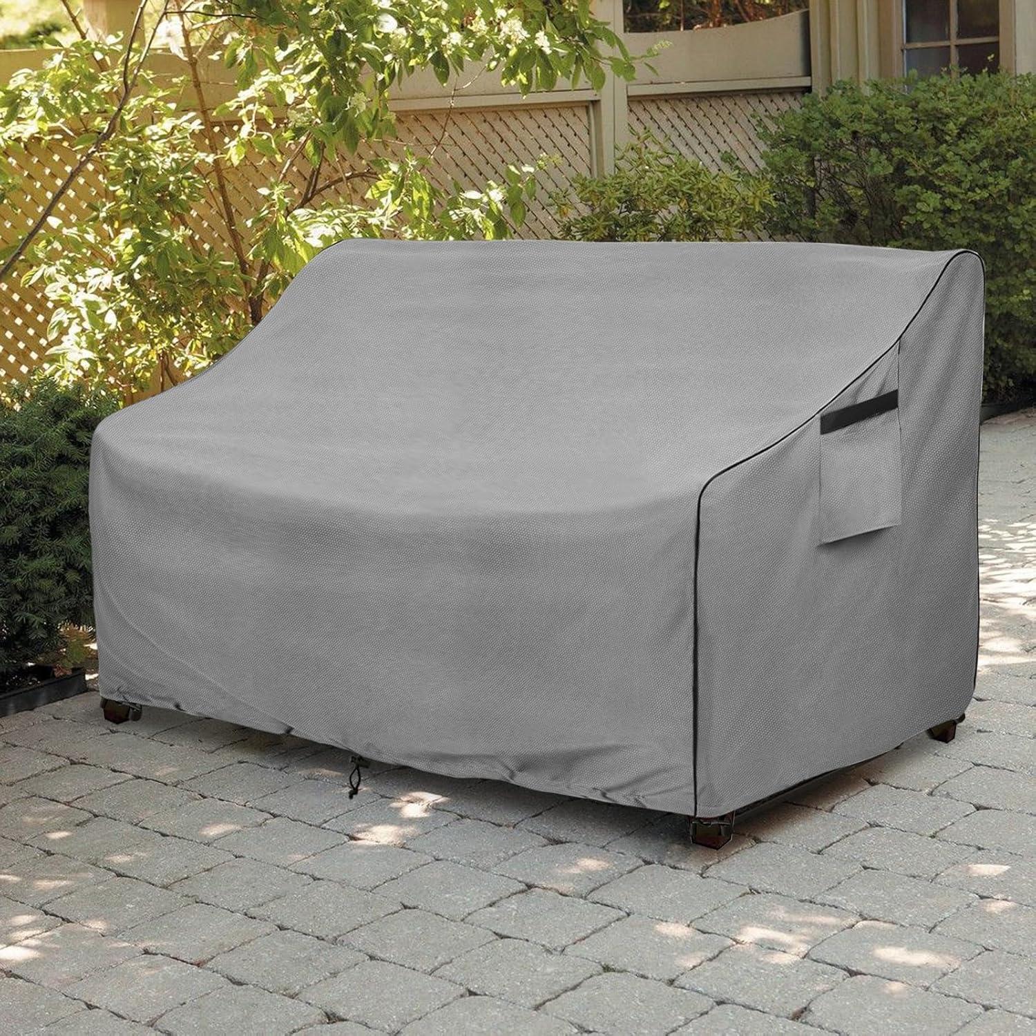 Outdoor Patio Furniture Covers Waterproof ,Durable 3-Seater Sofa Cover Fits up to 79W x 38D x 35H inches