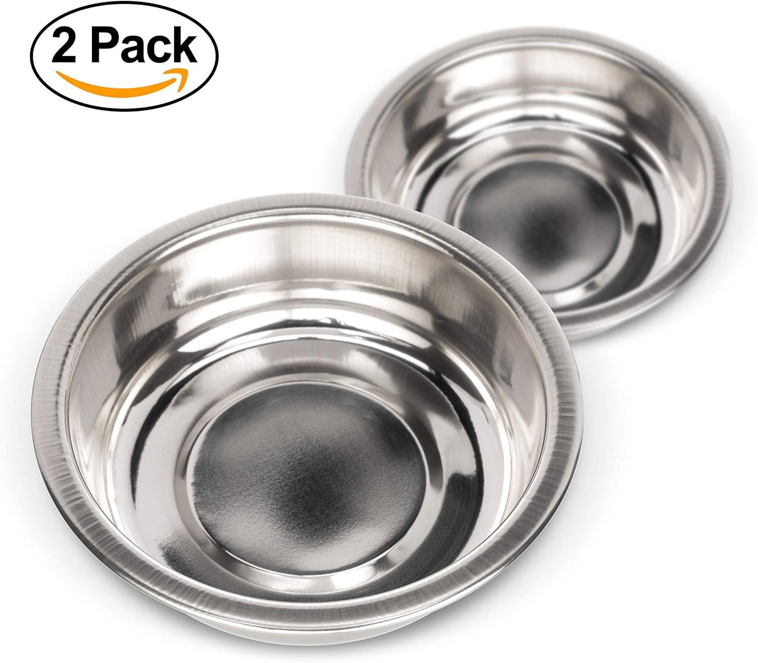 Small Stainless Steel Pet Bowl for Food and Water