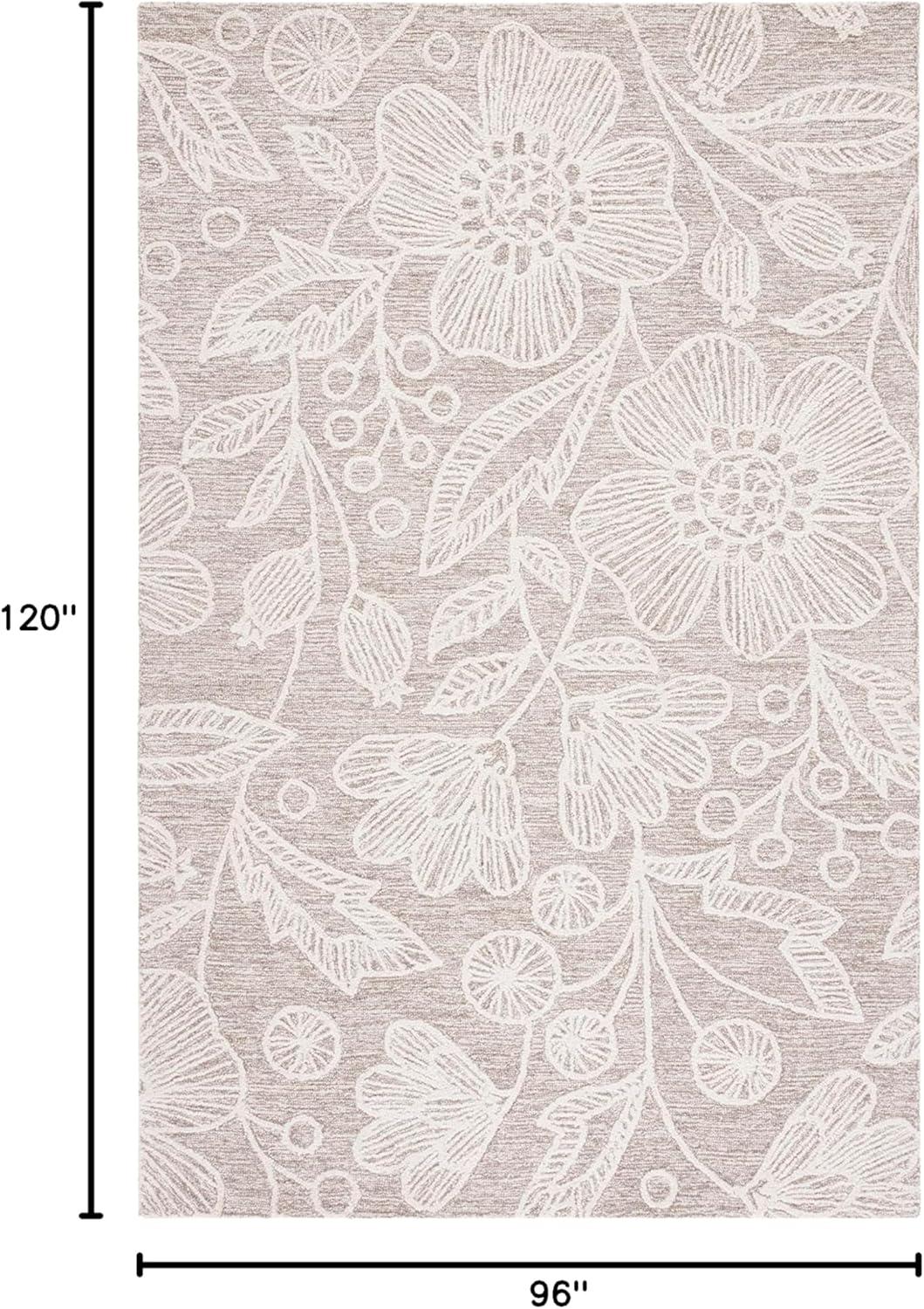 Jardin JAR727 Hand Tufted Area Rug - Natural/Ivory - 8'x10' - Safavieh.