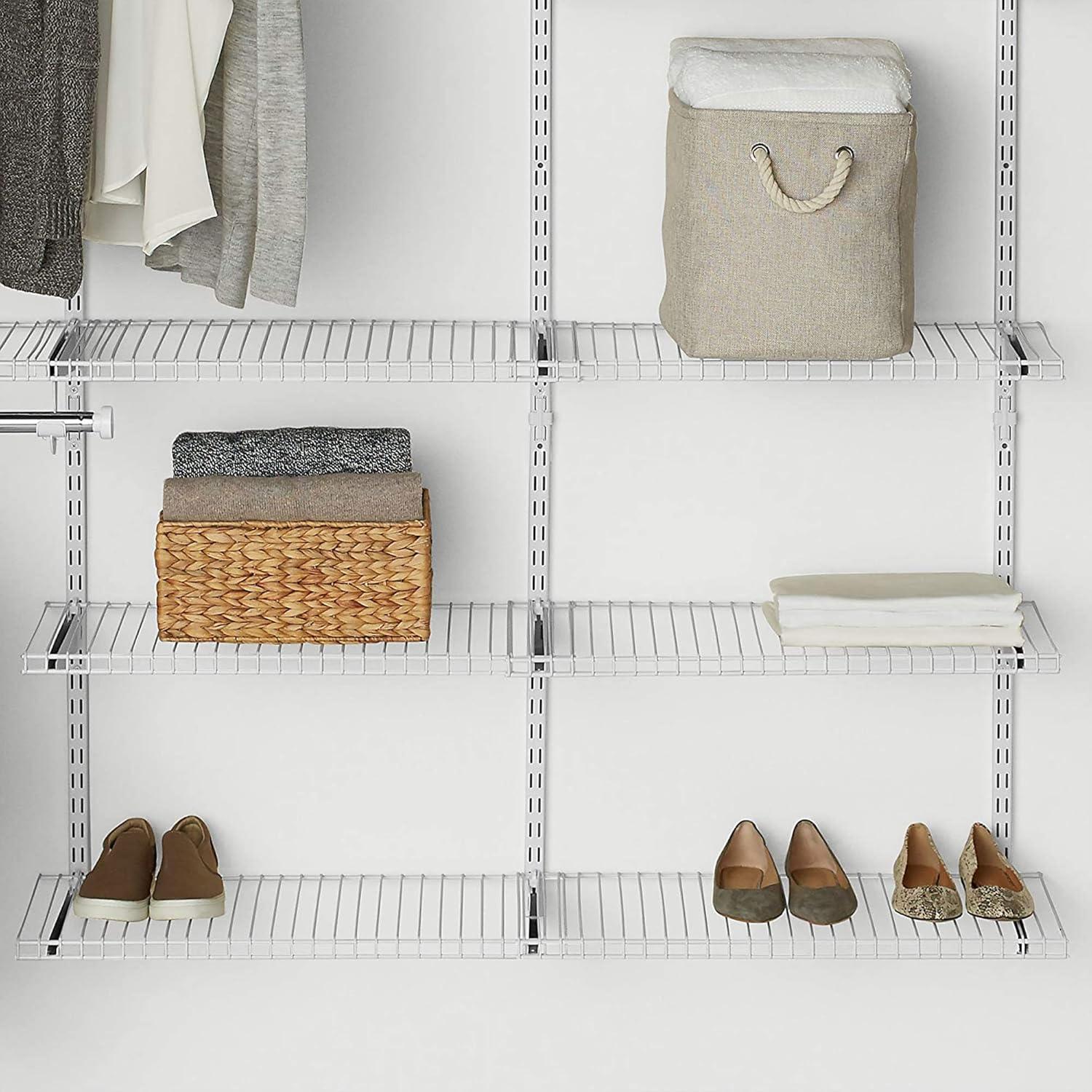 Rubbermaid Rubbermaid FG3H9100WHT Configurations Accessories 26-Inch Shelving Kit, White