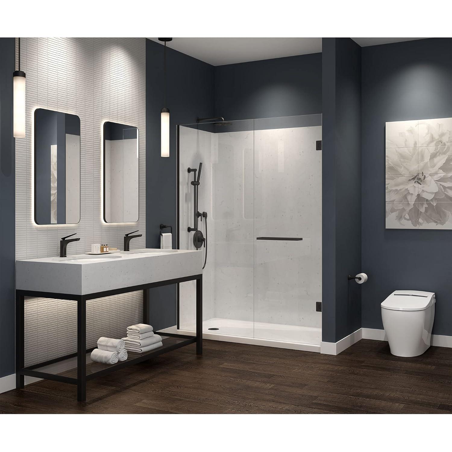 Single-Hole Single-handle Bathroom Faucet with Drain Assembly