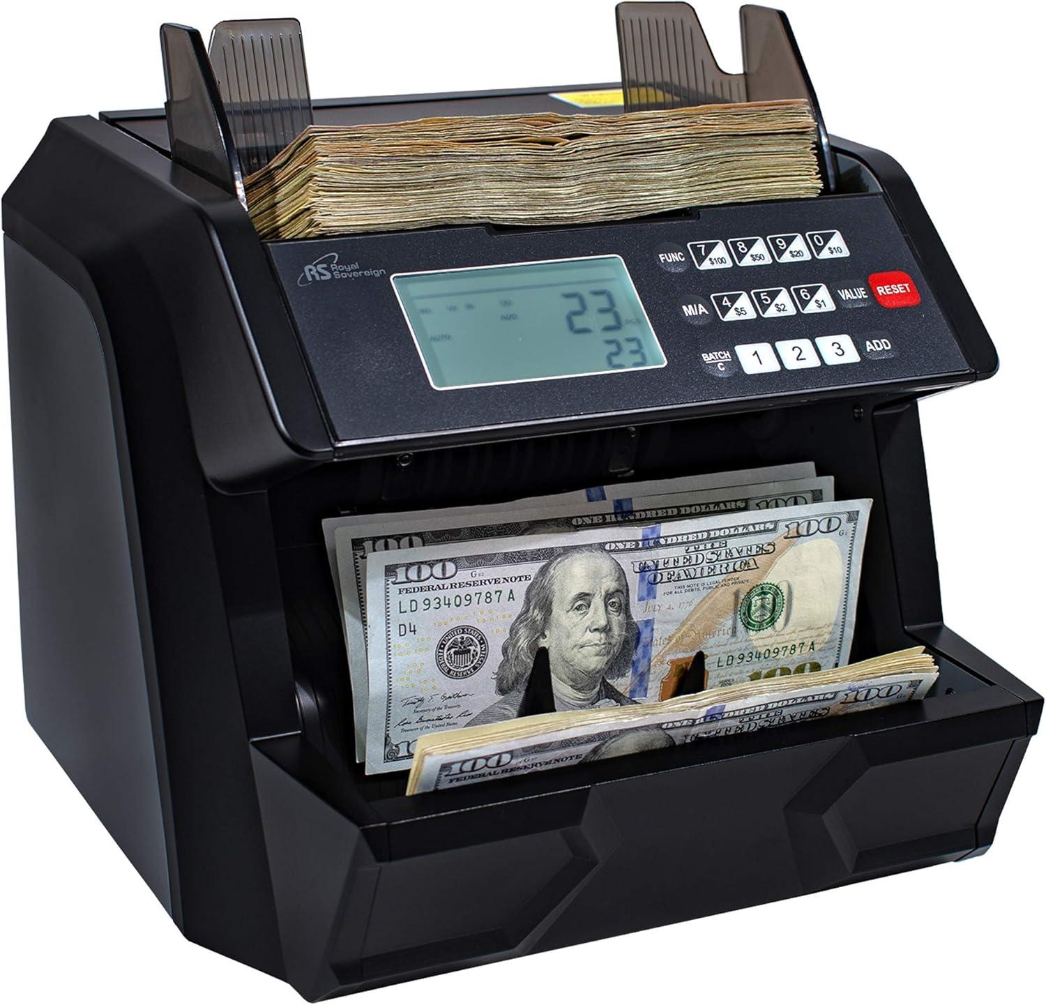 Royal Sovereign Front Load Bill Counter with Counterfeit Detection RBC-EG100