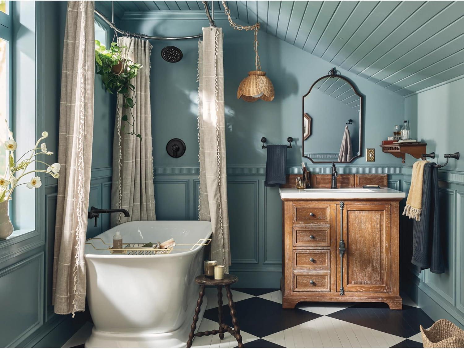 Belfield Bathroom 9" Wall Mounted Towel Bar